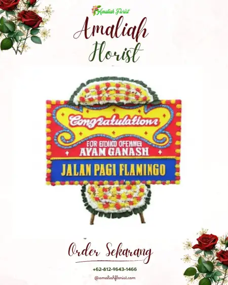 Sewa Papan Bunga Ranggamekar